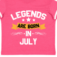 thumbnail image 4 of Inktastic Legends Are Born in July Boys or Girls Toddler T-Shirt, 4 of 5