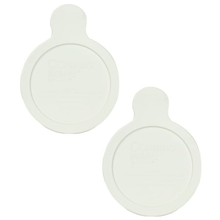 White Smooth Lid - CorningWare Visions Grab It P-150-CPC 15oz White Plastic Lid (2-Pack)