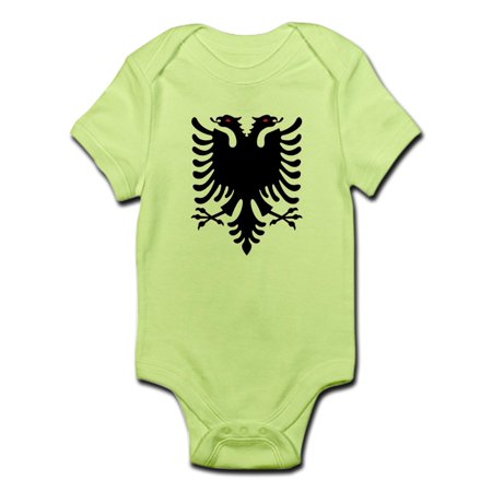 Cafepress Albanian Eagle Infant Bodysuit Baby Light Bodysuit