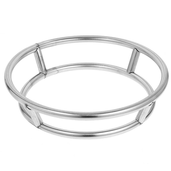 BESTYASH Round Tube Pot Stand Stainless Steel Wok Support for Stove Accessories and Outdoor Cooking Activities