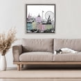 thumbnail image 2 of Stupell Industries London Cities of the World Gray Framed Floater Canvas Wall Art design by Annabelle Hall, 25 x 25, 2 of 9