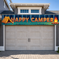 thumbnail image 6 of Forest Design Happy Camper Tent Banner Campfire Nature Scene for Outdoor Adventure Camping Event, 6 of 9