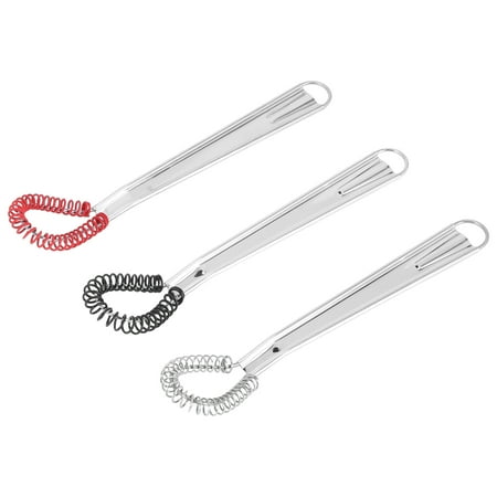 

Stainless Steel Mini Egg Whisk Handheld Foamer Foaming Creamy Coffee Mixer Spring Sauce Blender
