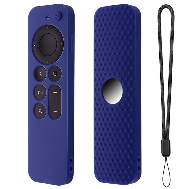 Para Apple TV 4K 6th Stick Remote Funda protectora de silicona con correa