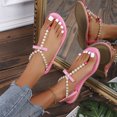 thumbnail image 6 of Utoimkio Wedge Sandals for Women Wide Width Women Open Toe Slippers Shoes Comfy Sandals Casual Comfortable Beach Sandals, 6 of 6