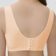 thumbnail image 4 of Amidoa Bras for Older Women Heavy Breast Full Coverage Lace Beige Push-up Brasiers Brasieres for Womens 34, 4 of 5