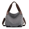 thumbnail image 4 of JUYGO Travel Bag Crossbody Vintage Canvas Handbag Single Shoulder Bags for women Solid Messenger Bag sac a main bolsa feminina, 4 of 6