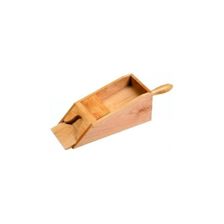 - Solid Wood 4-Deck Card Dealers Shoe w Handle