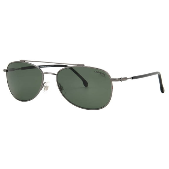 Carrera Polarized Green Pilot Men's Sunglasses CARRERA 224/SSAM 0KJ1/UC 58