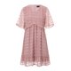 thumbnail image 2 of SAYOO , vestido de chifón de verano para mujer, vestido informal de media manga con cuello en V y estampado de puntos de Color sólido para fiesta SAYOO  Moda, 2 of 9