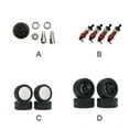 thumbnail image 3 of Vogacara Diferencial delantero, diseño Simple, piezas de coche RC, solidez, alta velocidad, juego de diferenciales ligeros, neumáticos negros Type2 NO2, 3 of 6