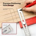 Angular Level Ruler Multifunctional Marking Level Ruler, Adjustable Positioning Marking ...