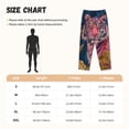 thumbnail image 4 of KLL Womens Pink Tiger Gold Leaves Print Pajama Pants Soft Pajama Bottoms for Women Cozy Lounge Pants-Medium, 4 of 7