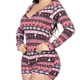thumbnail image 1 of CHRONSTYLE-mono a cuadros para mujer, ropa de dormir con estampado de camuflaje, Sexy, con cuello en V, ajustado, de una pieza, con botones, 1 of 3