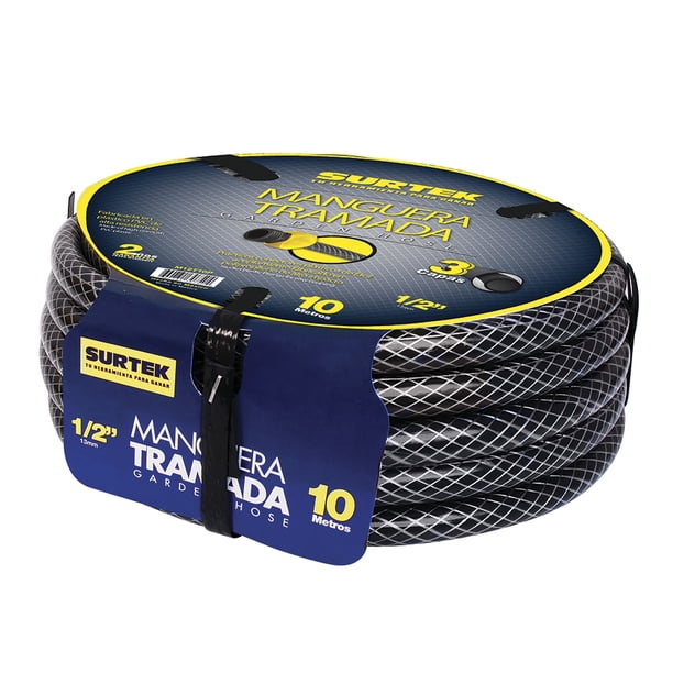 Manguera Tramada Gris SURTEK M12T20P 1/2in 20m
