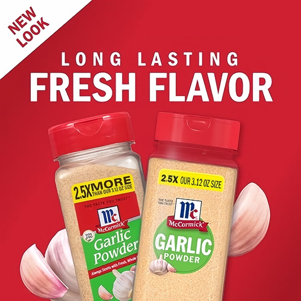 Mccormick Garlic Powder 8.75 oz (Pack of 12)
