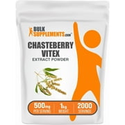 BulkSupplements Chasteberry Extract Powder - 500mg per Serving - 1 Kilogram (2.2 lbs) - 2000 Servings