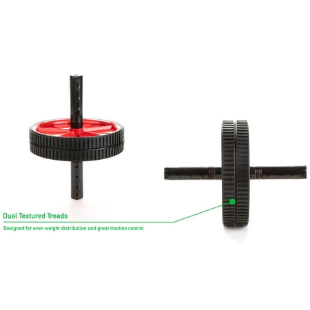 Mind Reader  Ab Roller Wheel is easy - Black