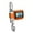 Orange, variant on Almencla Electronic Hanging Crane Scale 0.05-500kg 3 Units Switchable Livestock Scale Portable Screen for Construction