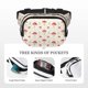 thumbnail image 5 of Fotbe Mushroom Cangurera Cuadrada con Estampado de Doble Capa, Bolsa de Cintura Ajustable Mini para Hombres y Mujeres, 5 of 9
