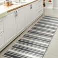 thumbnail image 4 of JONATHAN Y WASHABLE 2 x 8 Runner Rug, Fawning Two-Tone Striped - Cream/Dark Gray, WSH304A-28, 4 of 9