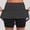 Black, variant on 2026 New Limit-time Offer, Women's Sports Shorts Spring Summer Yoga Pants Unlined Print High Waisted Fitted Jogger Bottoms with Pockets and Skirt Overlay Casual Lounge