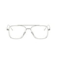 thumbnail image 2 of Tony Stark Aviator Sunglasses - Silver & Transparent Frame / Clear Lens, 2 of 6