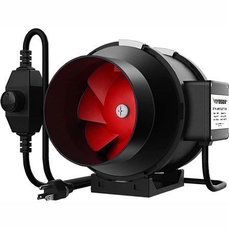 

Valentines Day Gifts T6 6 Inch 390 Cfm Inline Duct Fan With Variable Speed Controller Hvac Blower For Ventilation