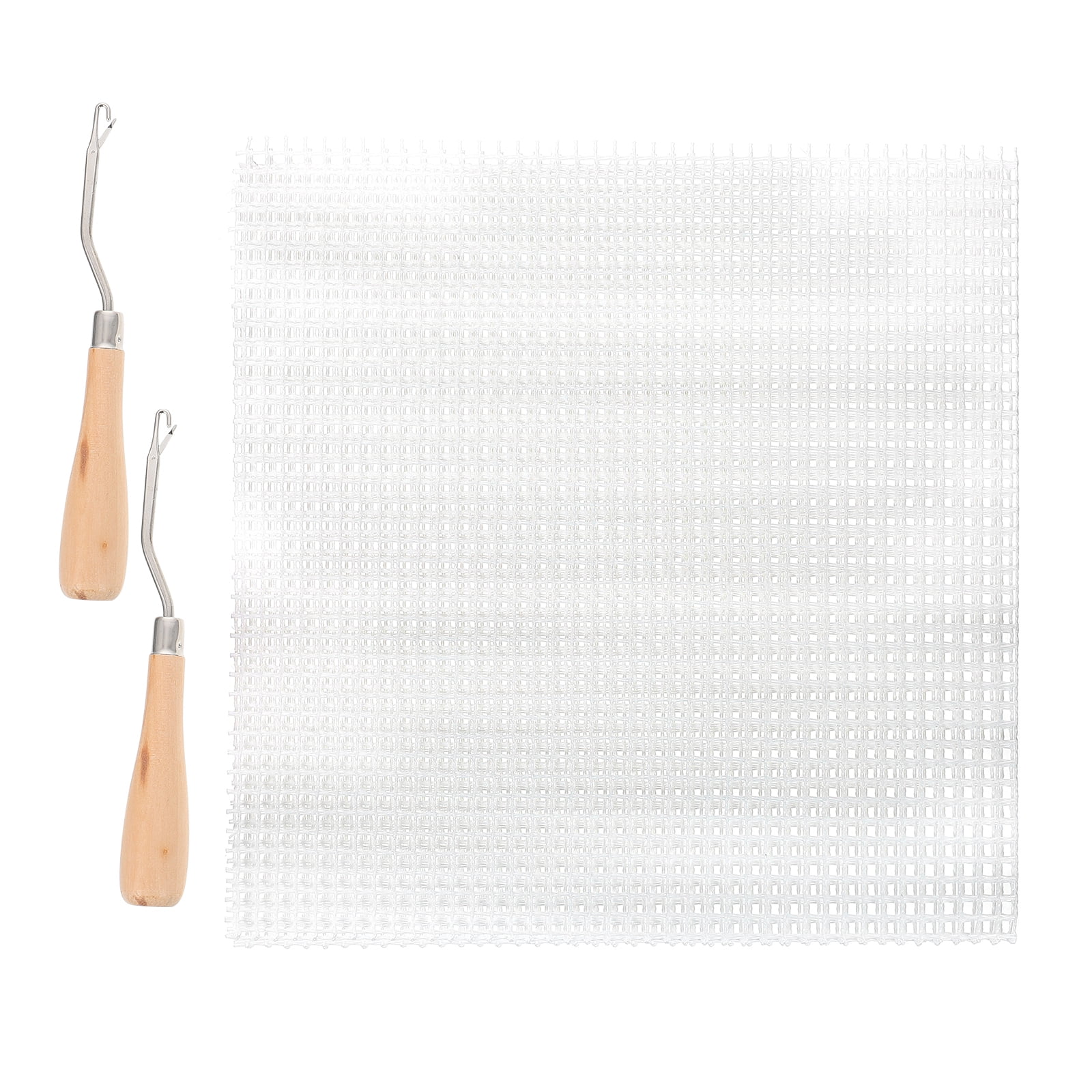 1 Set 50x100cm DIY Blank Rug Hooking Mesh Canvas Latch Hook Making Carpet  Kit