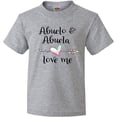 thumbnail image 3 of Inktastic Abuelo and Abuela Love Me- Heart Grandchild Youth T-Shirt, 3 of 5