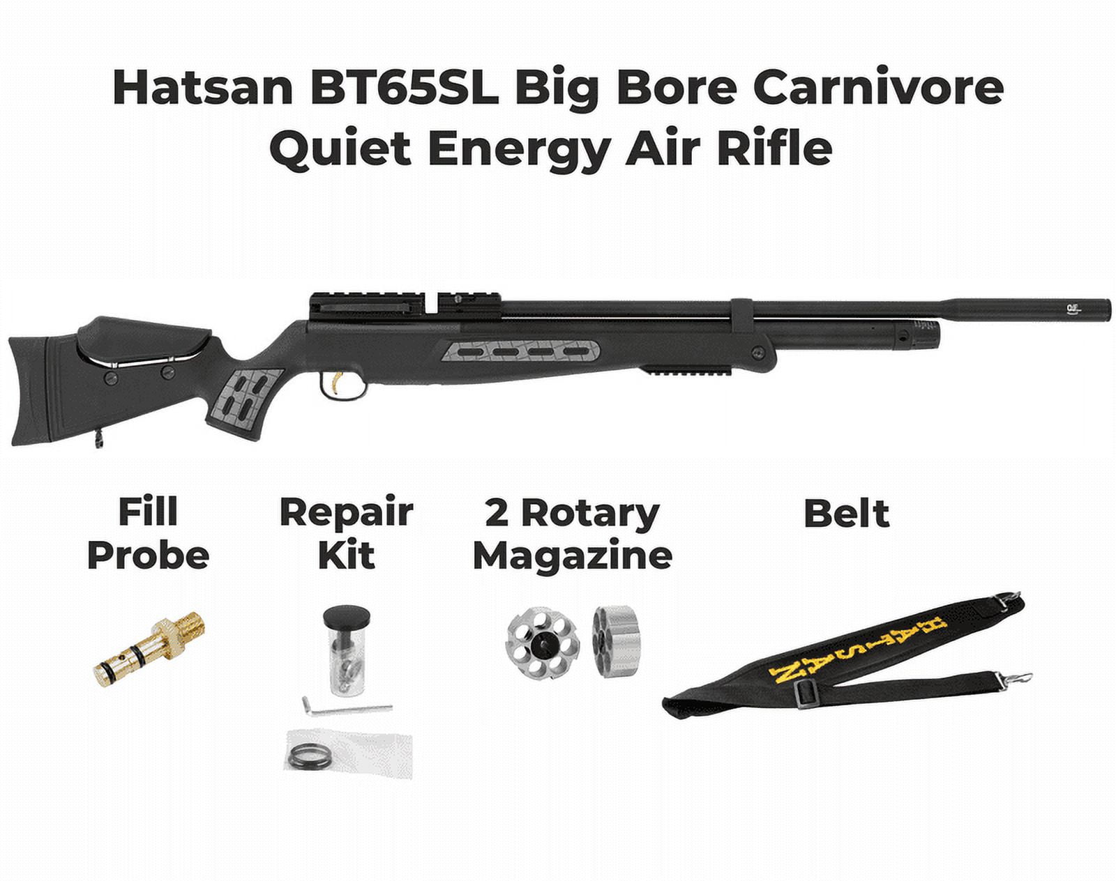 Hatsan Carnivore 2.0 PCP 30 Caliber Pellet Air Rifle