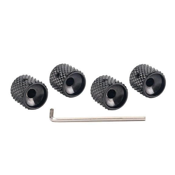 Raindrops 4 Pcs Bass Knob for Car Amplifier Tuner Guitar Knobs Control