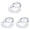 Clear-3PCS 6x6cm, variant on Gytml Silicone Umbrella Hole Ring With Cap Set, 2 inch Patio Table Seal For Glass Tables, Umbrella Pole Stabilizer For Outdoor Use(Clear-6X6cm)