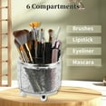 thumbnail image 2 of Makeup Brush Holder 360° Rotating Makeup Organizer for Vanity for Desktop for Bathroom Countertops Clear, 2 of 7