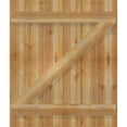 thumbnail image 5 of 32 1/4"W X 38"H Timbercraft Six 5 3/8" Boards Joined Board-N-Batten Shutters W/Z-Bar, Rough Sawn Western Red Cedar (Per Pair), 5 of 13