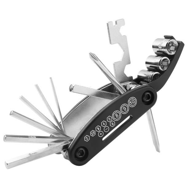 16 en 1 para herramientas multiusos Mtb/llave hexagonal interior y exterior/equipo de equitación combinado