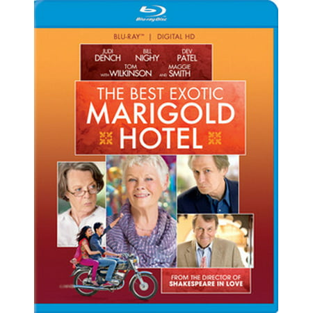 The Best Exotic Marigold Hotel (Blu-ray + Digital (Best Way To Store Blu Ray Discs)