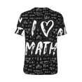 thumbnail image 2 of Daiia I love Math Mens Baseball Jersey Button Down Shirts Short Sleeve Sports Uniforms-XX-Large, 2 of 9