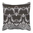 thumbnail image 1 of BSDHOME Baroque Black Damask Vintage Floral Pattern Curtains Renaissance Rococo Foliage Pillow Case Cushion Cover 20x20 inch, 1 of 1