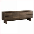 thumbnail image 2 of TV Furniture | 72 Inch Transitional TV Stand with Storage | Brown Laminate | TV Size Ranges 70-79 inches | Brown, 2 of 4