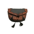 thumbnail image 2 of Medieval Belt Bag | Black Brown Real Leather Day Sporran Pouch, 2 of 2