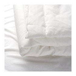 Ikea Crib comforter, white Size 43x49 