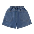 thumbnail image 3 of Coerni Girls Y2k Baggy Jeans Shorts Jorts Cute Teen Wide Leg Loose Denim Short Pants Fashion Summer Athletic Pull on Jean Shorts, 3 of 8