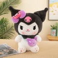 thumbnail image 3 of 40/50cm Kawaii Sanrio Cinnamoroll Kuromi My Melody juguetes de peluche muñeca almohada de peluche Anime dibujos animados decoración del hogar regalos de cumpleaños para niños, 3 of 5