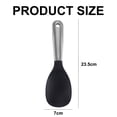 thumbnail image 2 of Paleta para servir arroz sin esfuerzo, cuchara de cocina antiadherente de acero inoxidable, diseño duradero de alta calidad con resistencia al óxido, para cocinas convenientes en el hogar y en, 2 of 5