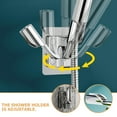 thumbnail image 4 of OUNONA 1Pcs Base de Douche Réglable Sans Perçage Requis 5.7x3in, 4 of 8