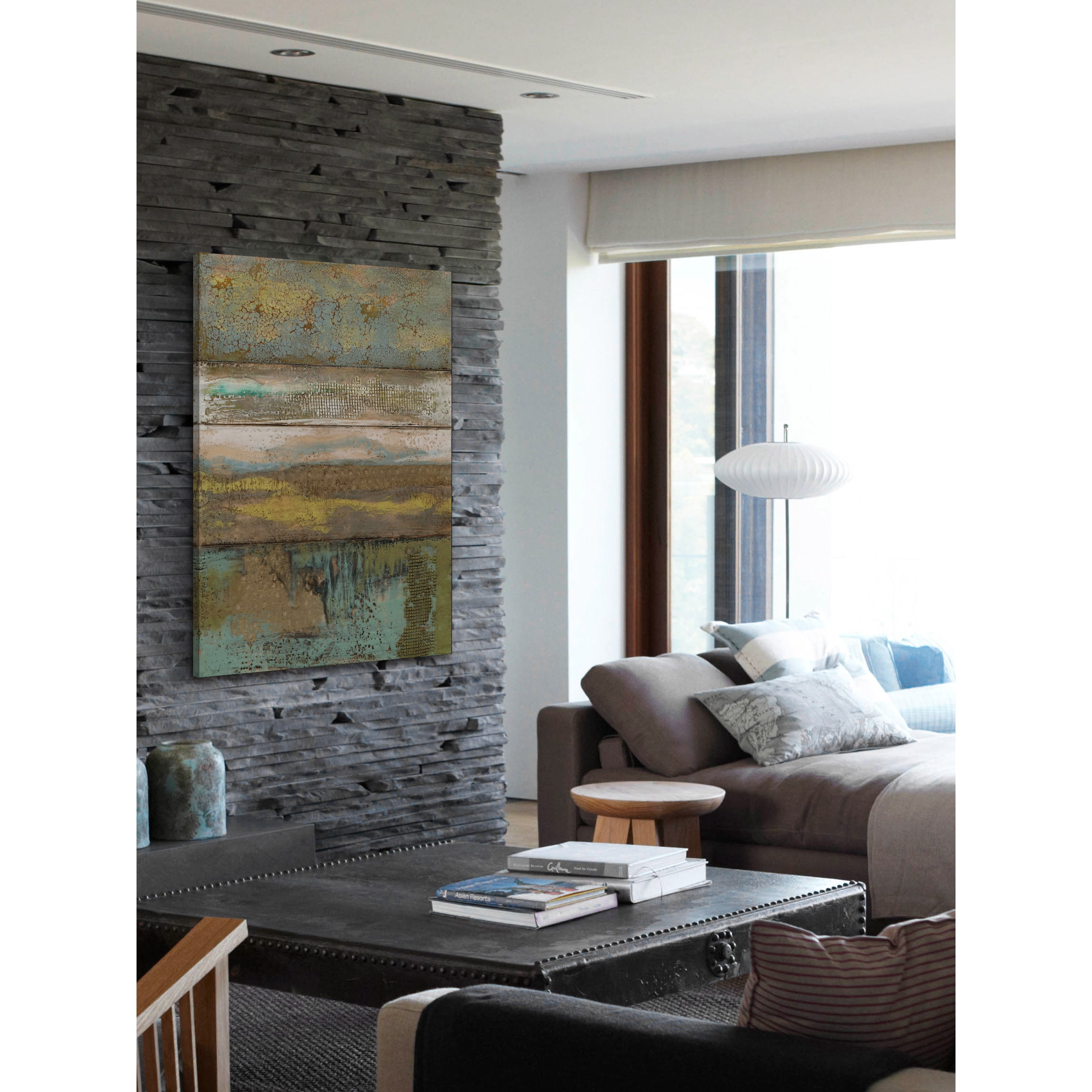 Marmont Hill "Segmented Textures II" Painting Print on Wrapped Canvas