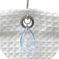 thumbnail image 1 of Crochet de Rideau de Douche en Résine en Forme de Goutte d'Ardoise "Prisme", Lot de 12, 1 of 2