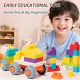 thumbnail image 4 of 83 PCS STEM Soft Building Blocks Set for Toddlers 18 Months to 6 Years, Large Construction Stacking Blocks Toys Gift for Preschool Kids to Enhance Creativity, Imagination and Motor Skills, 4 of 7