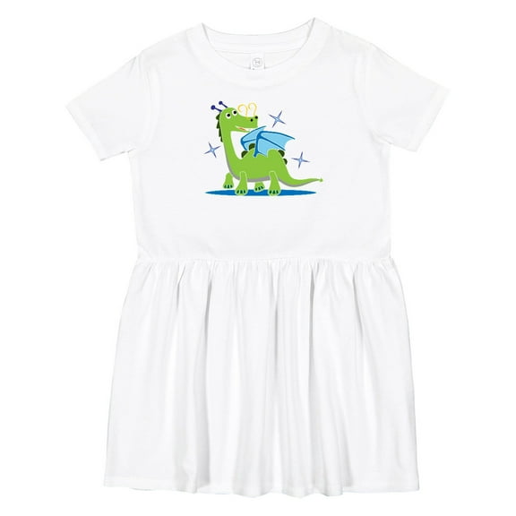 Inktastic Dragon for Kids Girls Toddler Dress